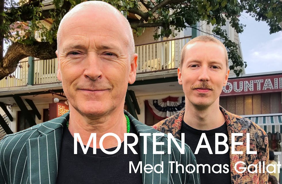 Morten Abel og Thomas Gallantin kjem til Vikje på fredag.